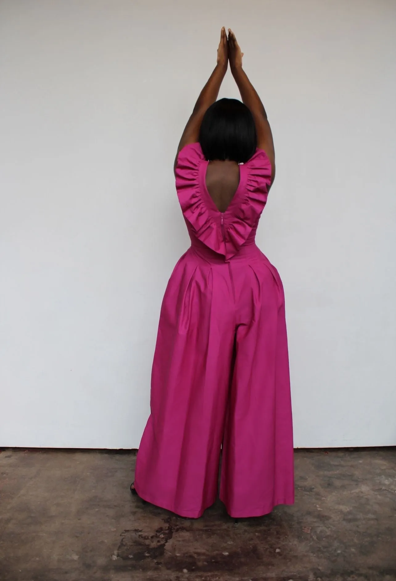 Amari Jumpsuit Fuschia sold by Forever Amelia product image thumbnail 4
