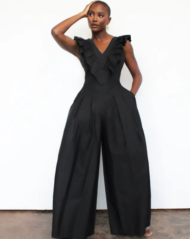 Amari Jumpsuit Black sold by Forever Amelia