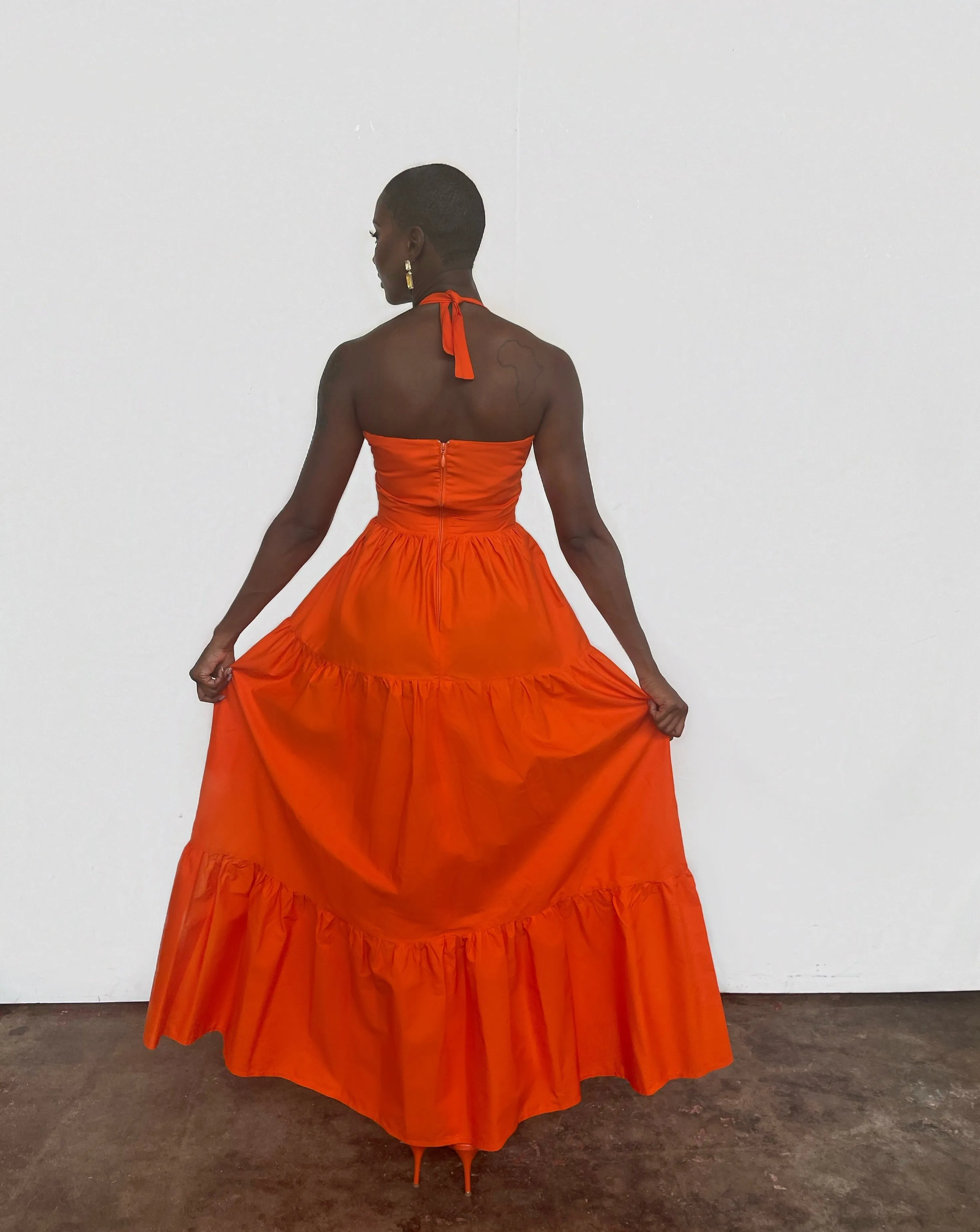 Ivanna Maxi Vacation Dress Orange sold by Forever Amelia product image thumbnail 2