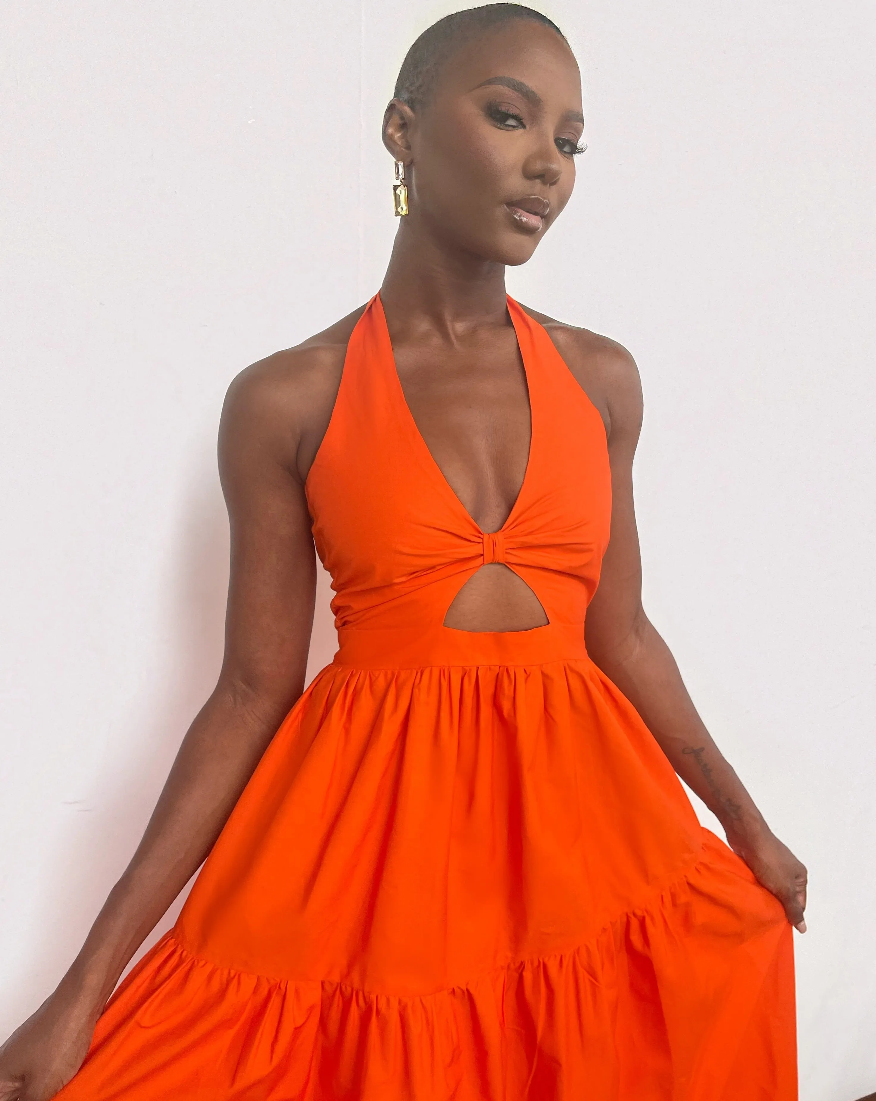 Ivanna Maxi Vacation Dress Orange sold by Forever Amelia product image thumbnail 3
