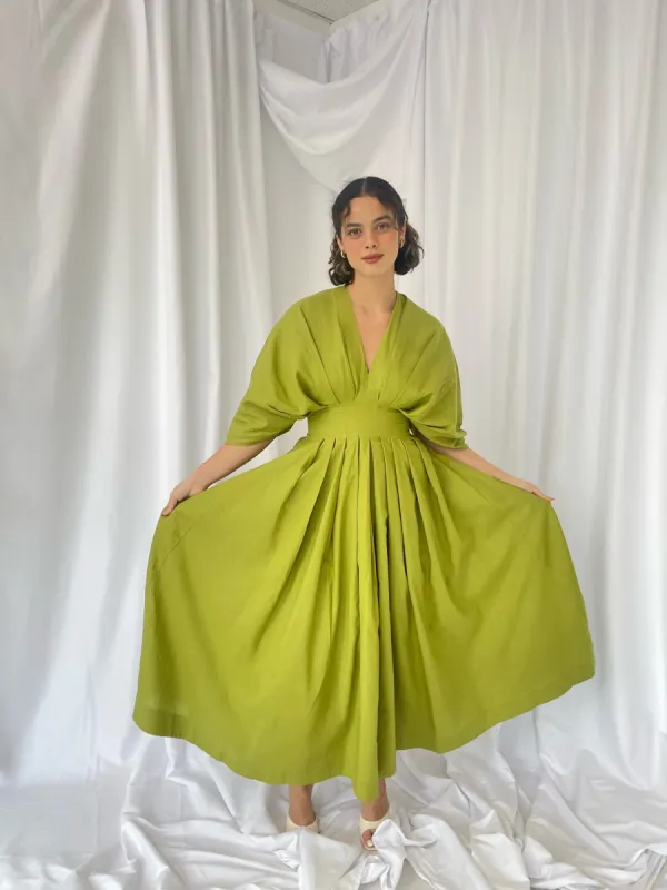 Ruth Dress Olive Green sold by Forever Amelia