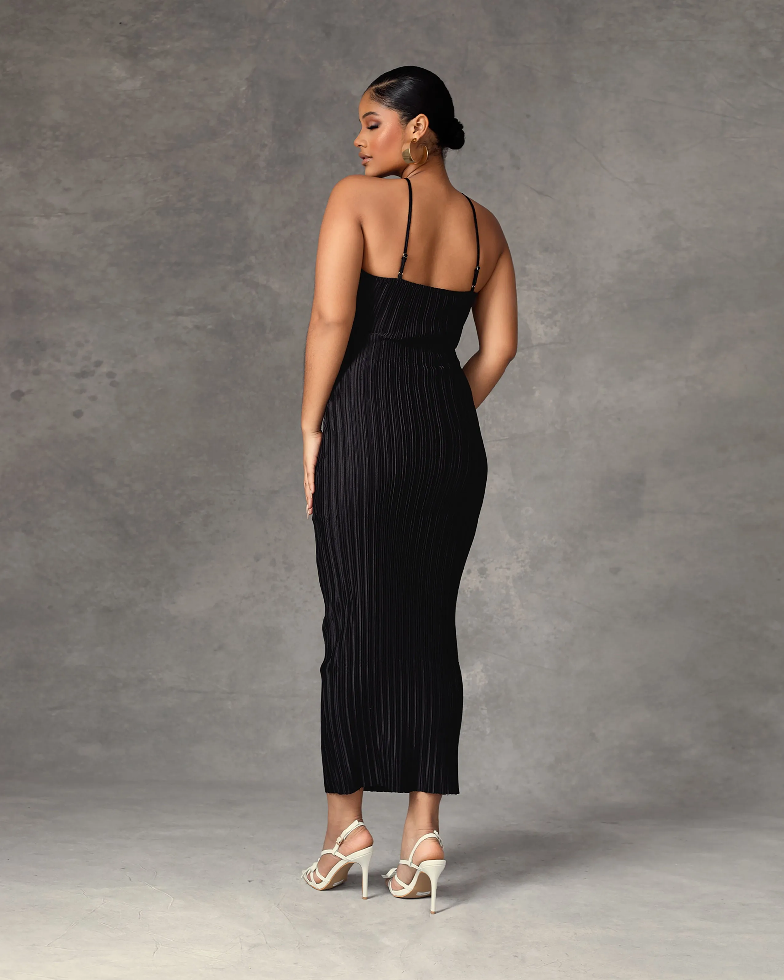 Amira Plisse Dress Black sold by Forever Amelia product image thumbnail 3