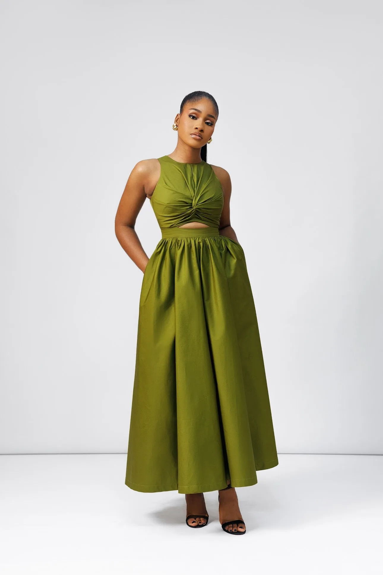 Remi Green Maxi Dress sold by Forever Amelia
