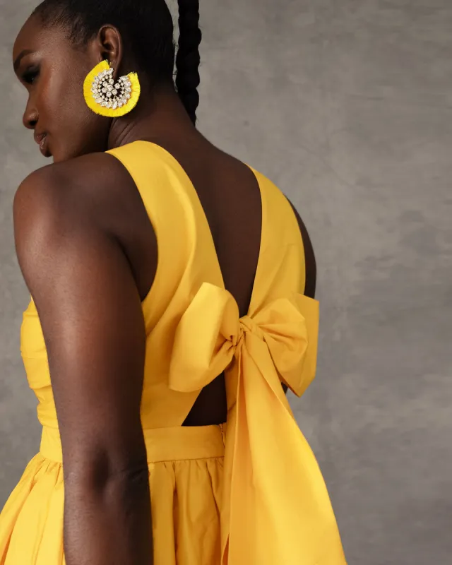 Iyanna Mini Dress Yellow sold by Forever Amelia