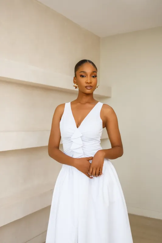 Camilla White Midi Dress sold by Forever Amelia