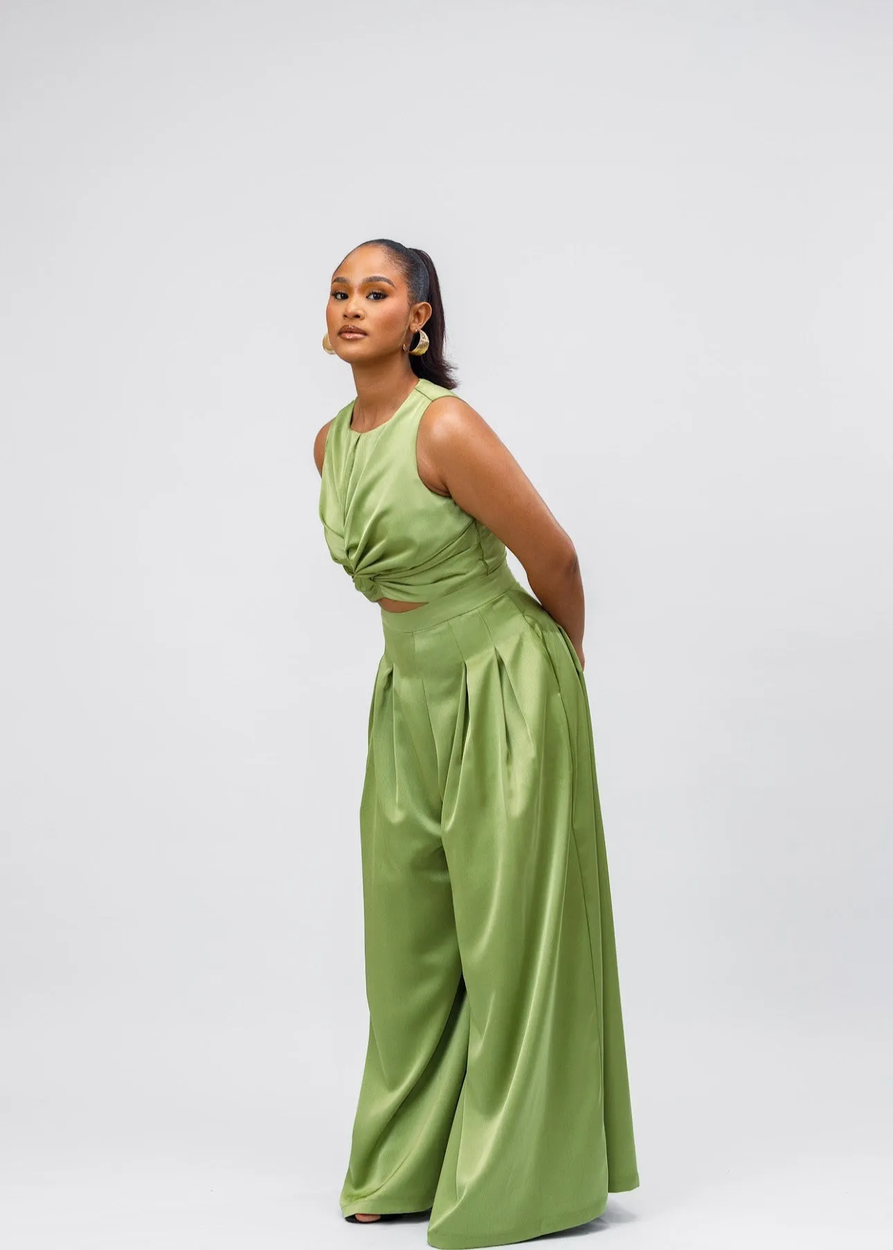 Knot Wide Legs Jumpsuit sold by Forever Amelia product image thumbnail 4