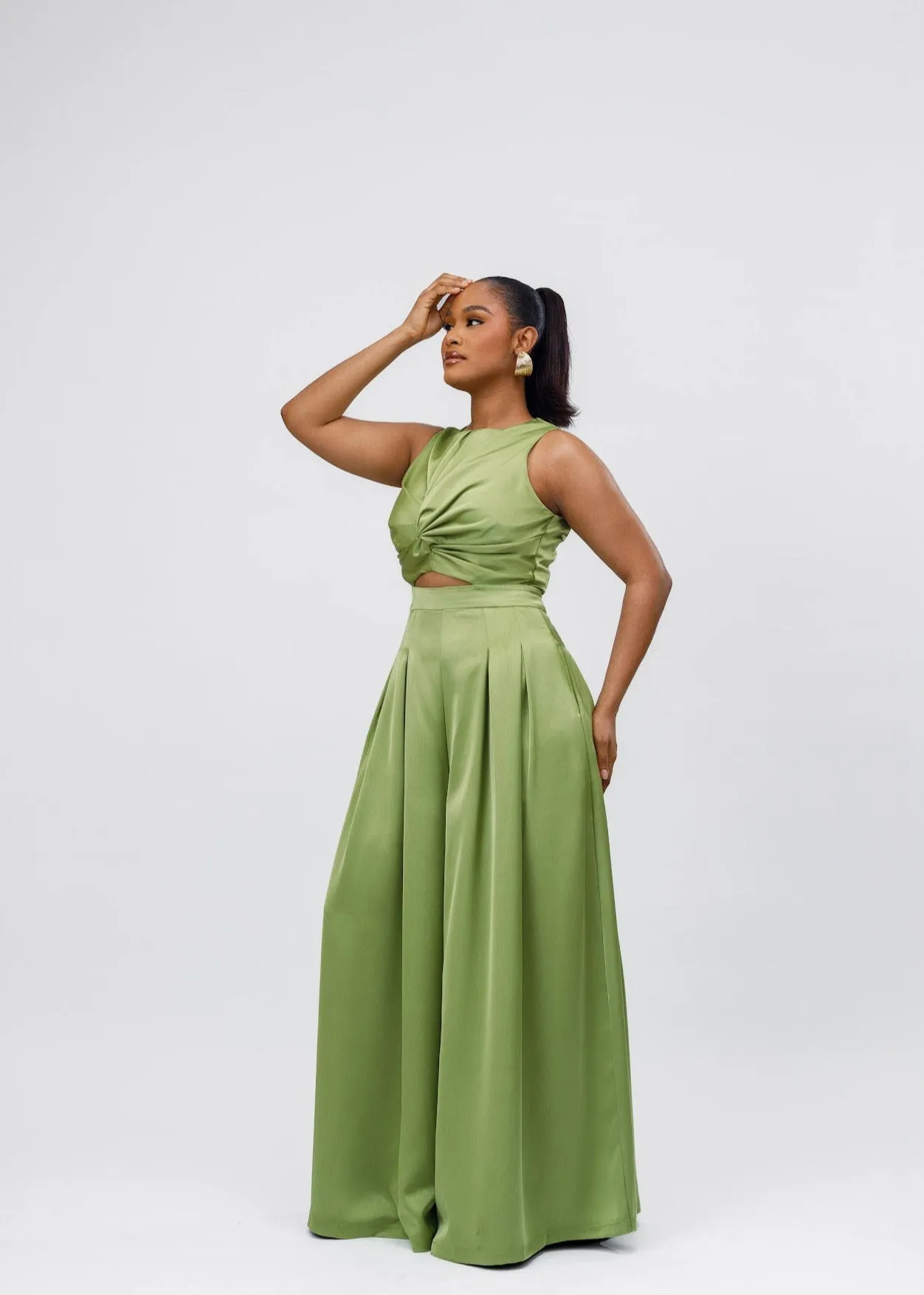 Knot Wide Legs Jumpsuit sold by Forever Amelia product image thumbnail 2