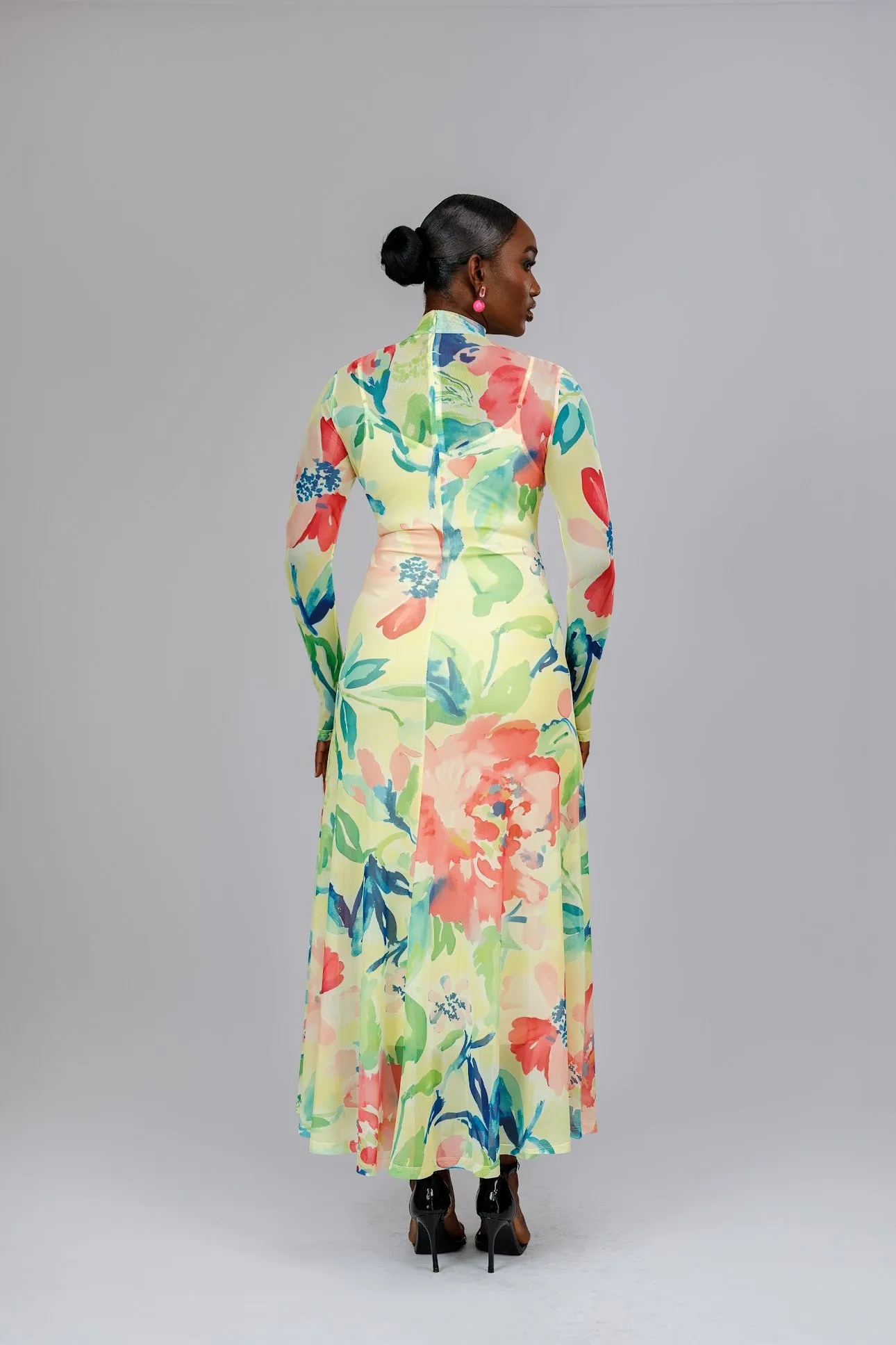 Grace Floral Mesh Dress sold by Forever Amelia product image thumbnail 5