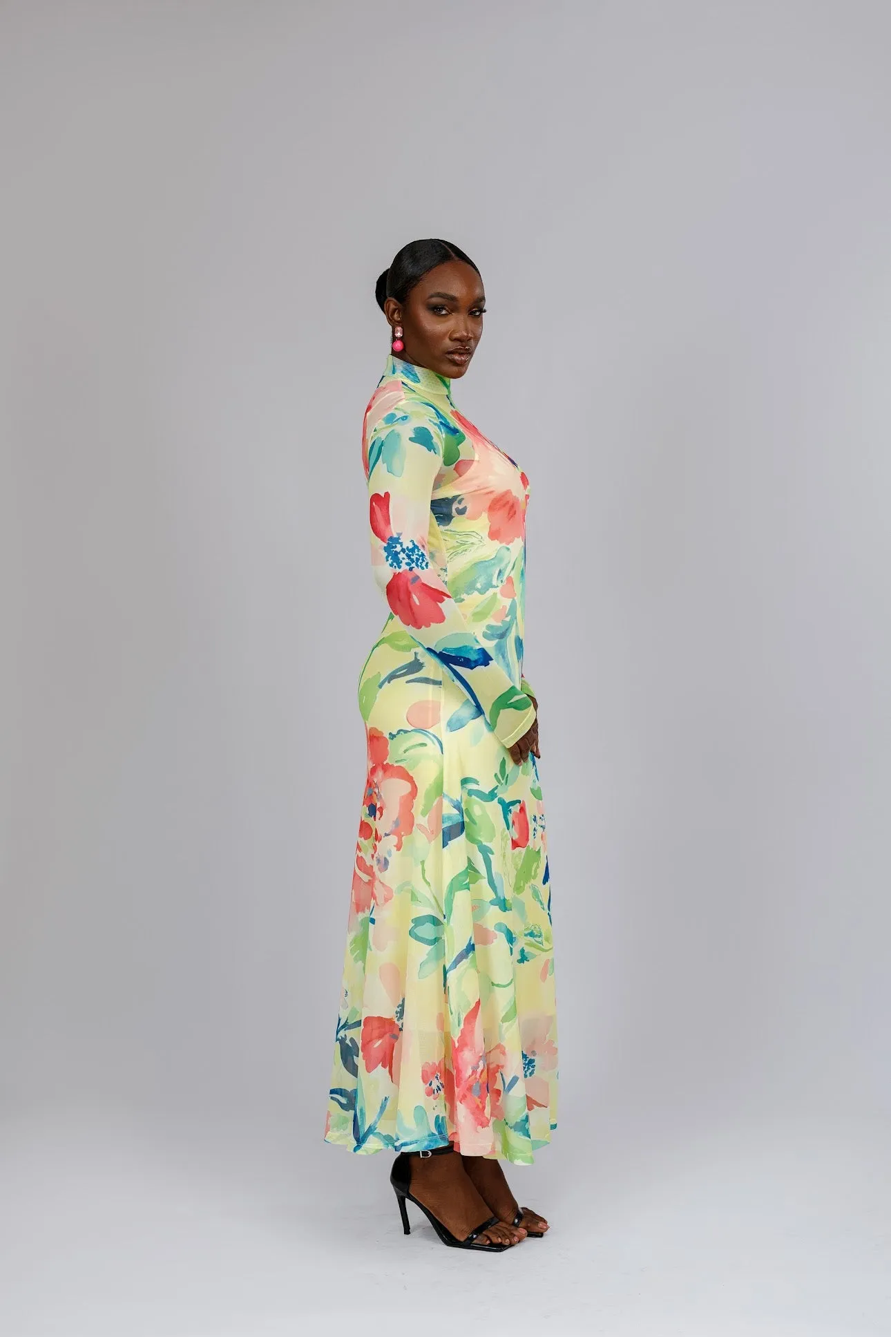 Grace Floral Mesh Dress sold by Forever Amelia product image thumbnail 4