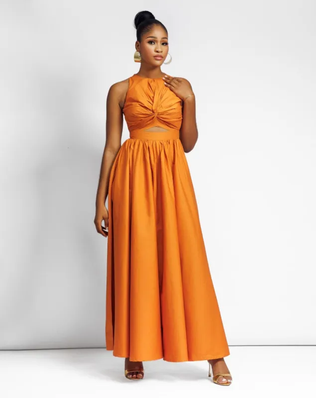 Remi Dress Burnt Orange sold by Forever Amelia