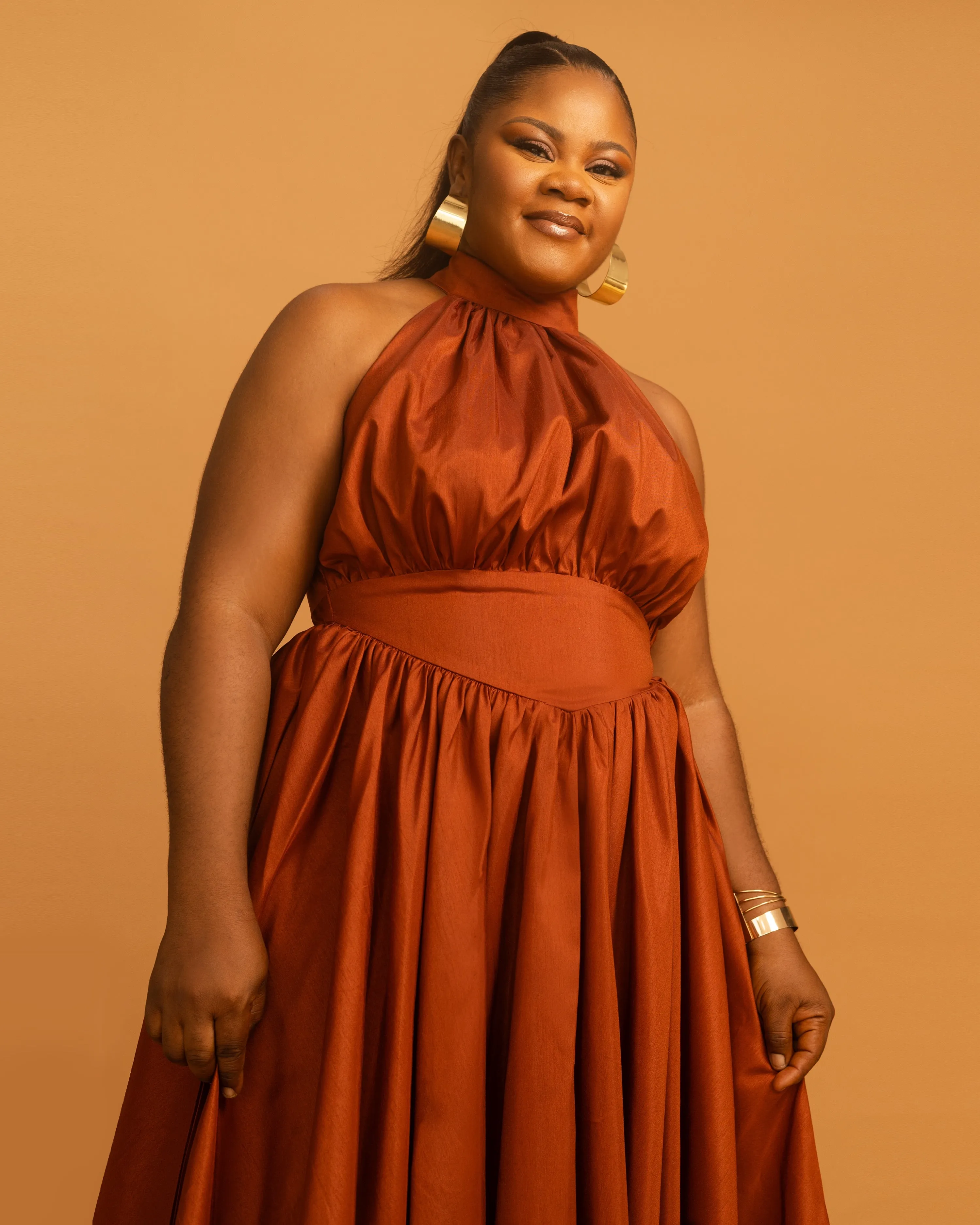 Joan Midi Dress Bronze sold by Forever Amelia product image thumbnail 2