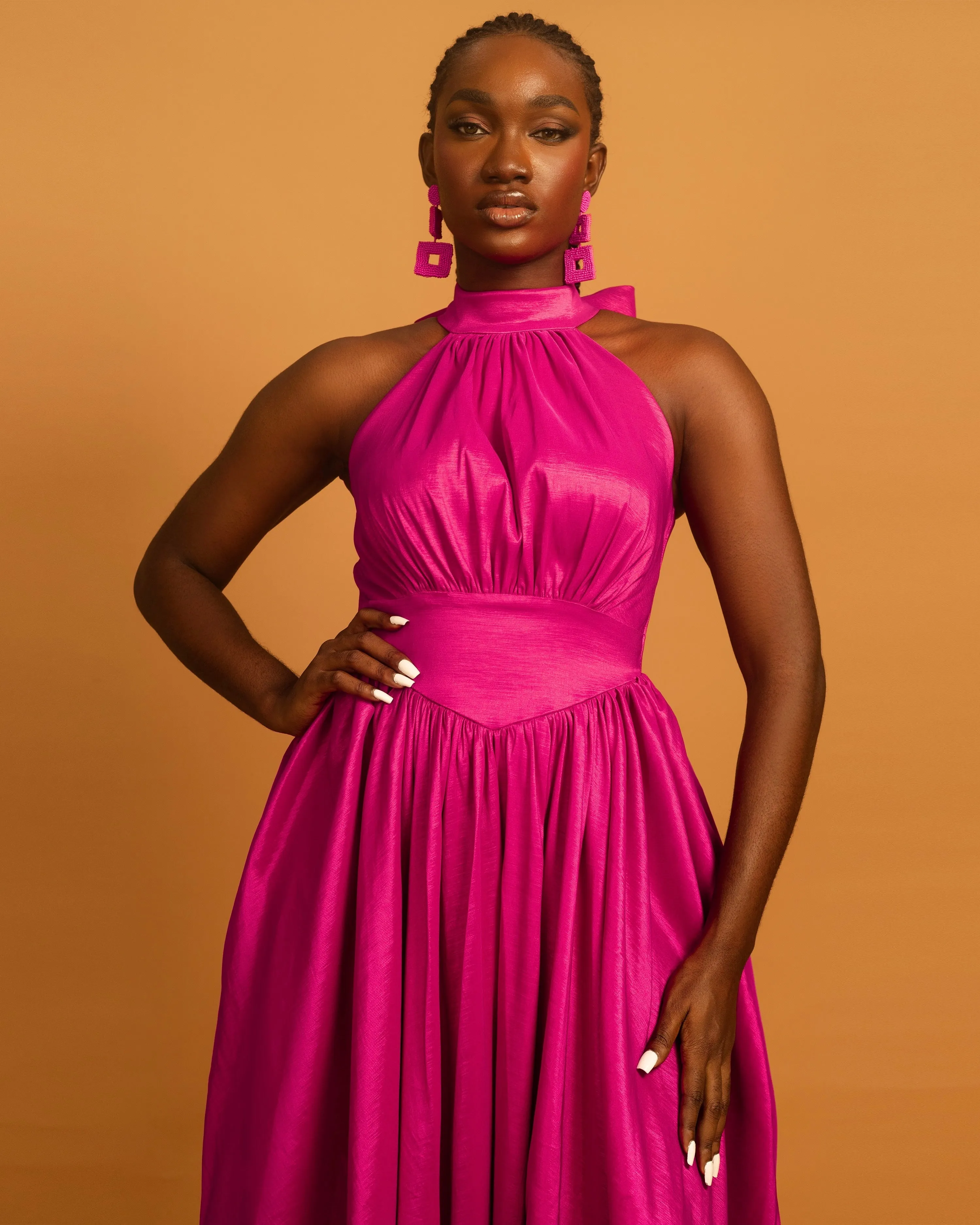 Joan Midi Dress Bronze sold by Forever Amelia product image thumbnail 4