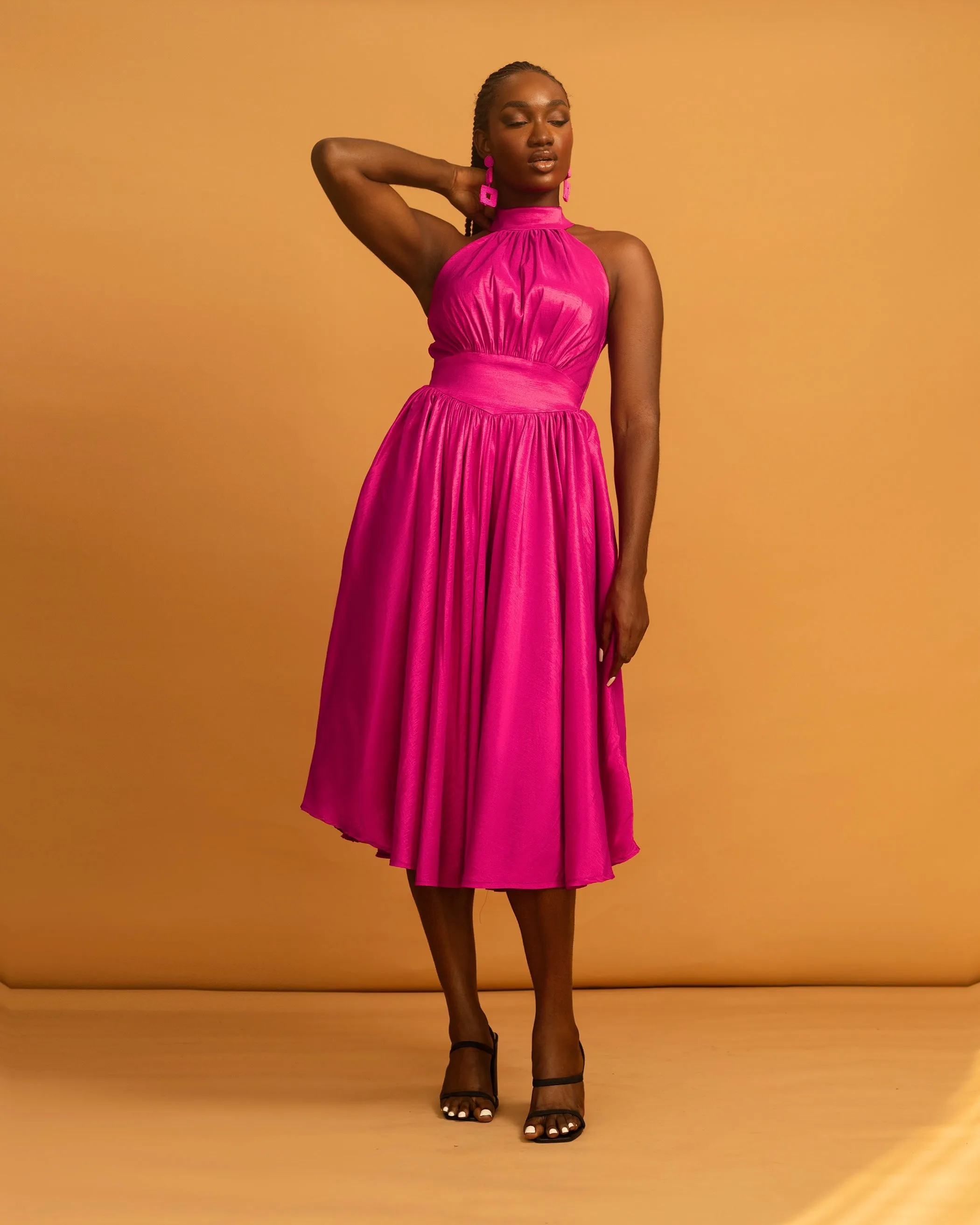 Joan Midi Dress Bronze sold by Forever Amelia product image thumbnail 5