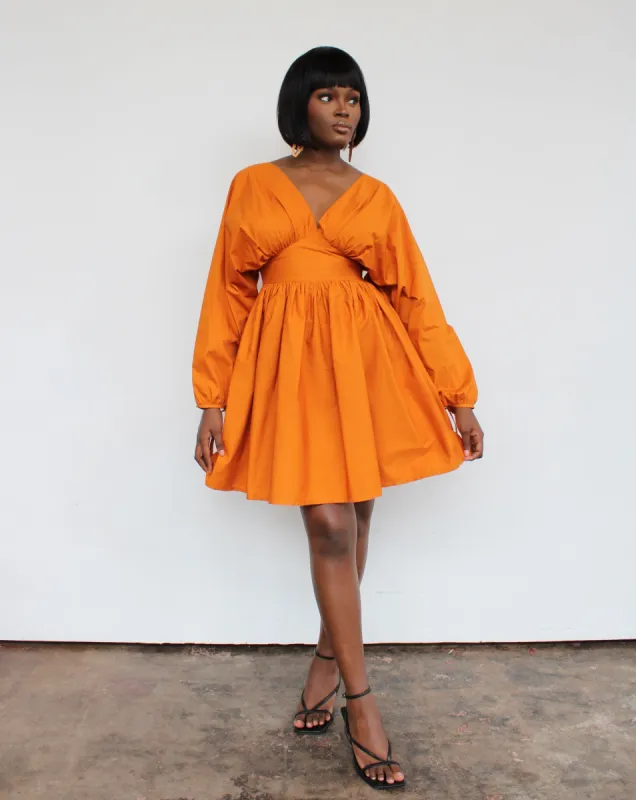 Zuri Dress Burnt Orange sold by Forever Amelia
