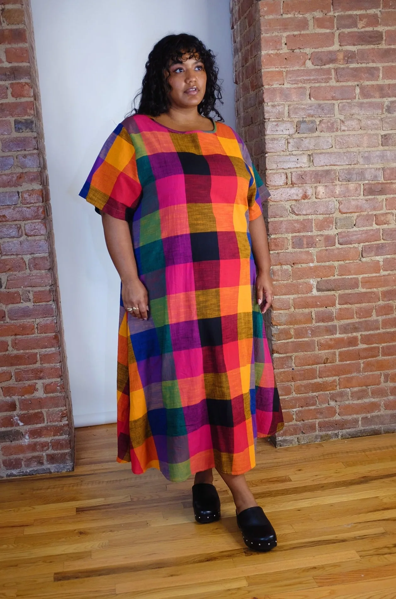 OCTOBER FLARE DRESS | MULTI CHEX sold by Rujuta Sheth product image thumbnail 4