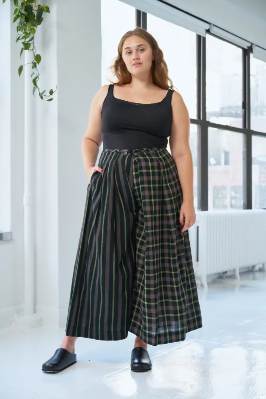 FRIDA PANTS | STRIKE CHEX X STRIKE STRIPE sold by Rujuta Sheth