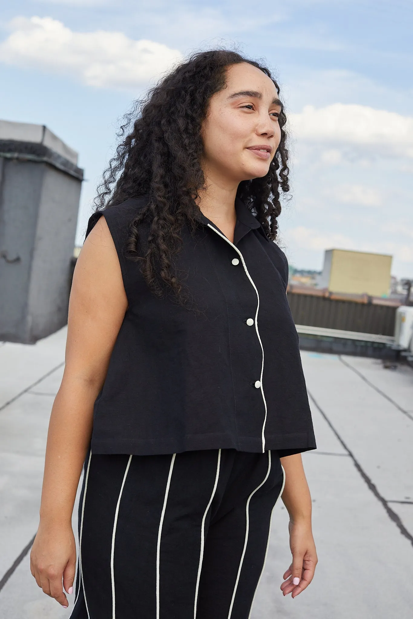 VACAY TOP | MOONLESS NIGHT X PARCHMENT sold by Rujuta Sheth product image thumbnail 2