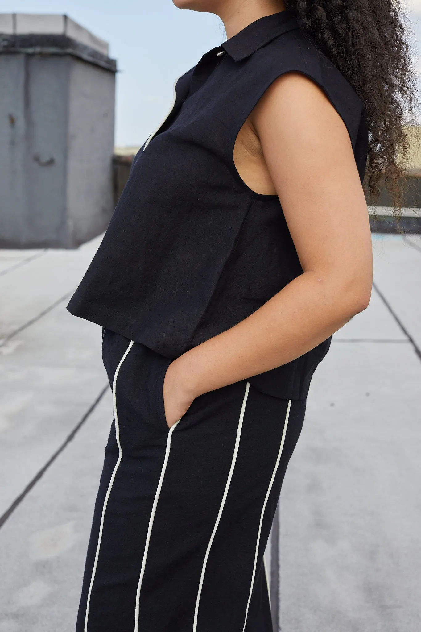 VACAY TOP | MOONLESS NIGHT X PARCHMENT sold by Rujuta Sheth product image thumbnail 5