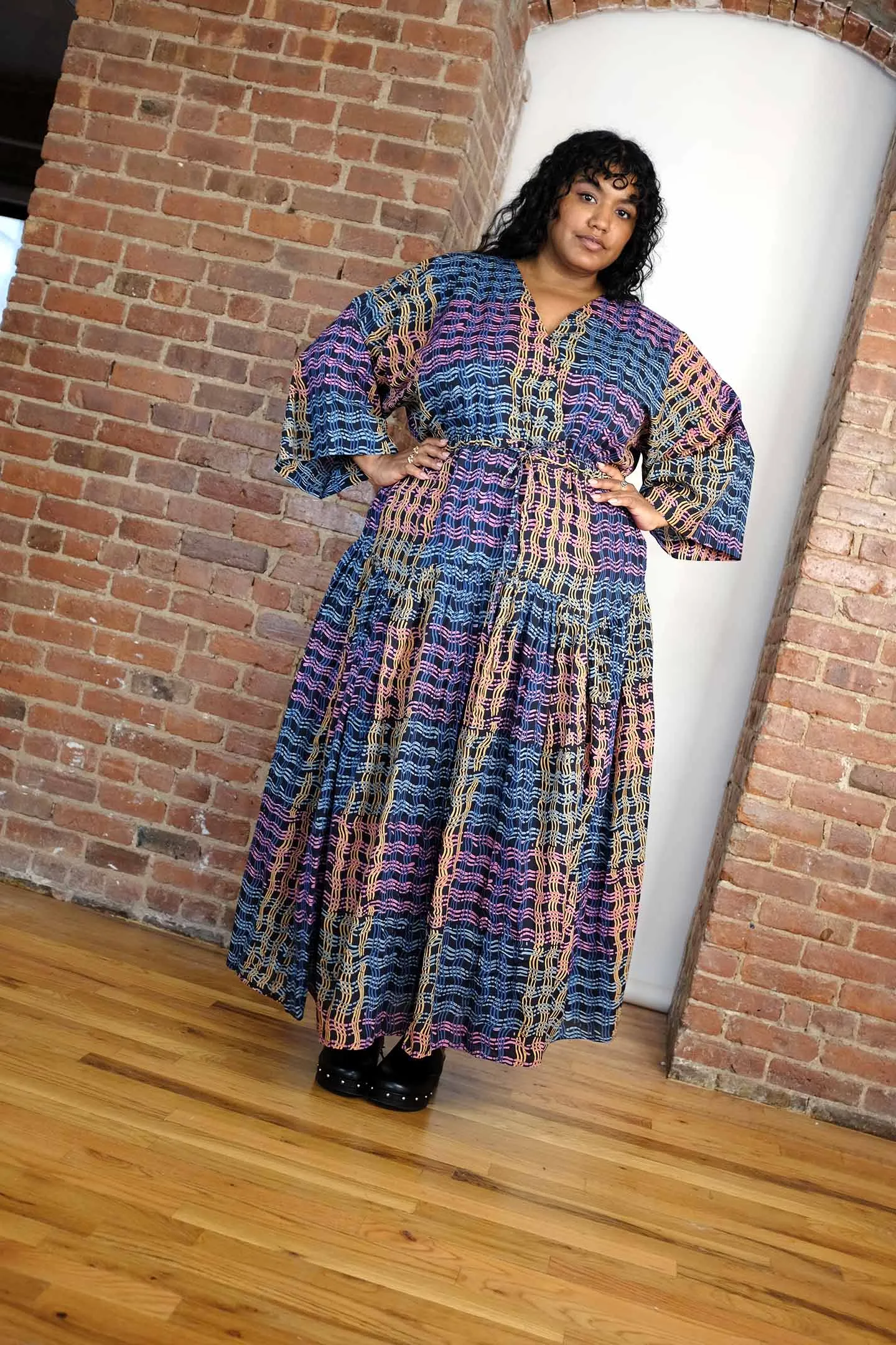 WOODSTOCK DRESS | MIDNIGHT BLOOM sold by Rujuta Sheth product image thumbnail 2