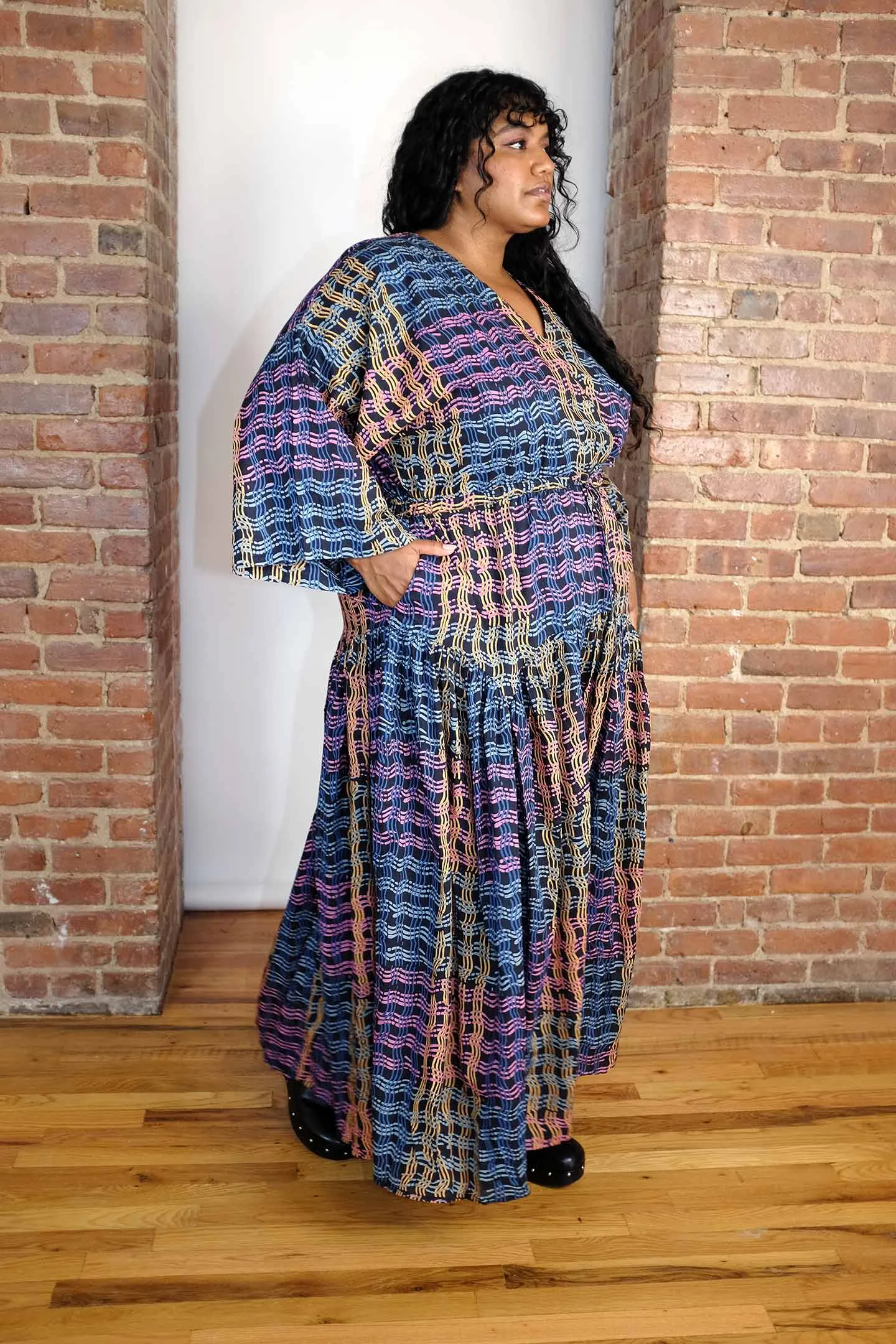 WOODSTOCK DRESS | MIDNIGHT BLOOM sold by Rujuta Sheth product image thumbnail 4