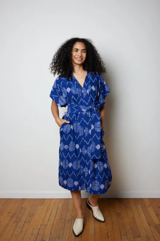 NAYA KAFTAN DRESS | OCEAN IKAT sold by Rujuta Sheth