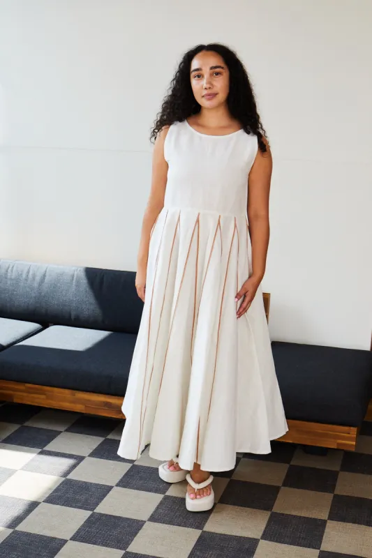 KATE DRESS |  PASTEL PARCHMENT TOAST sold by Rujuta Sheth