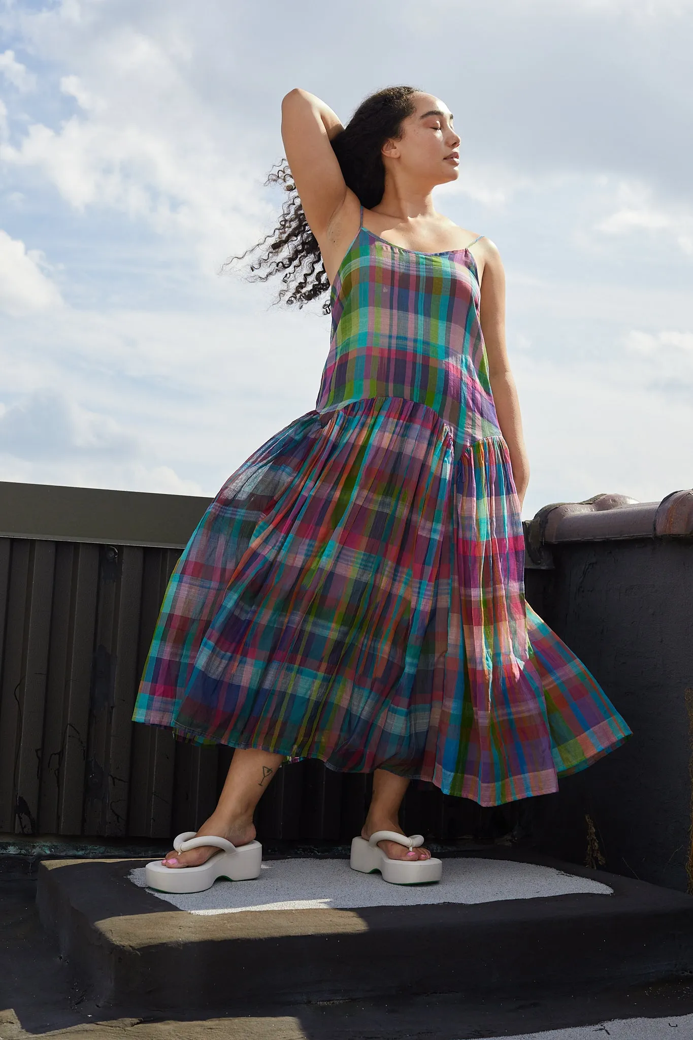 LEILA DRESS | CROSSWAY CHEX sold by Rujuta Sheth