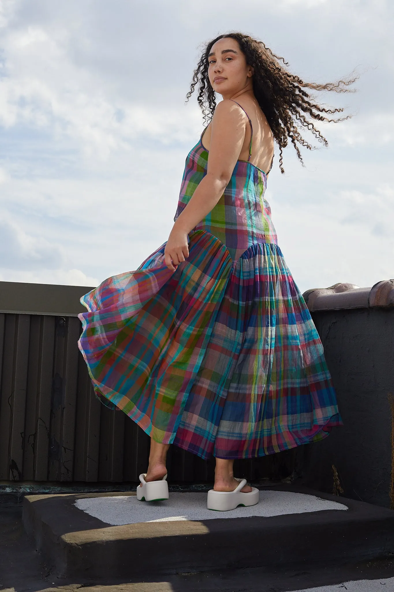 LEILA DRESS | CROSSWAY CHEX sold by Rujuta Sheth product image thumbnail 2