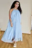CARMEN DRESS | NANTUCKET BREEZE + CLOUD STRIPES sold by Rujuta Sheth