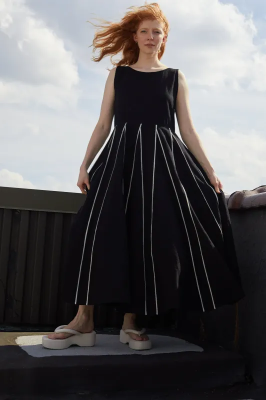 KATE DRESS | MOONLESS NIGHT X PARCHMENT sold by Rujuta Sheth