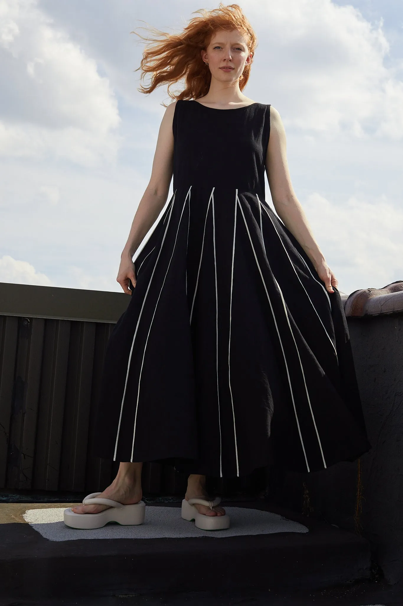 KATE DRESS | MOONLESS NIGHT X PARCHMENT sold by Rujuta Sheth