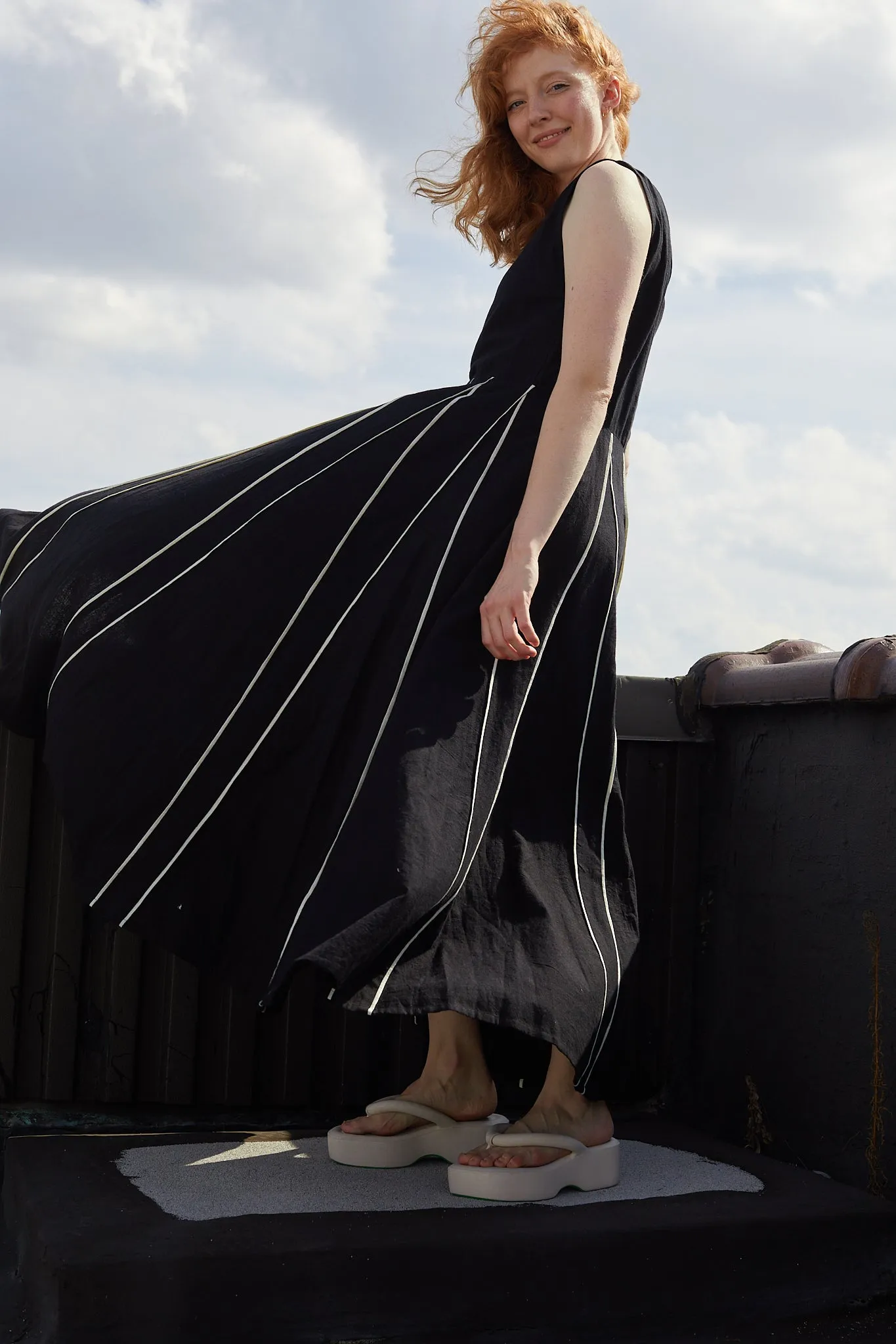 KATE DRESS | MOONLESS NIGHT X PARCHMENT sold by Rujuta Sheth product image thumbnail 2