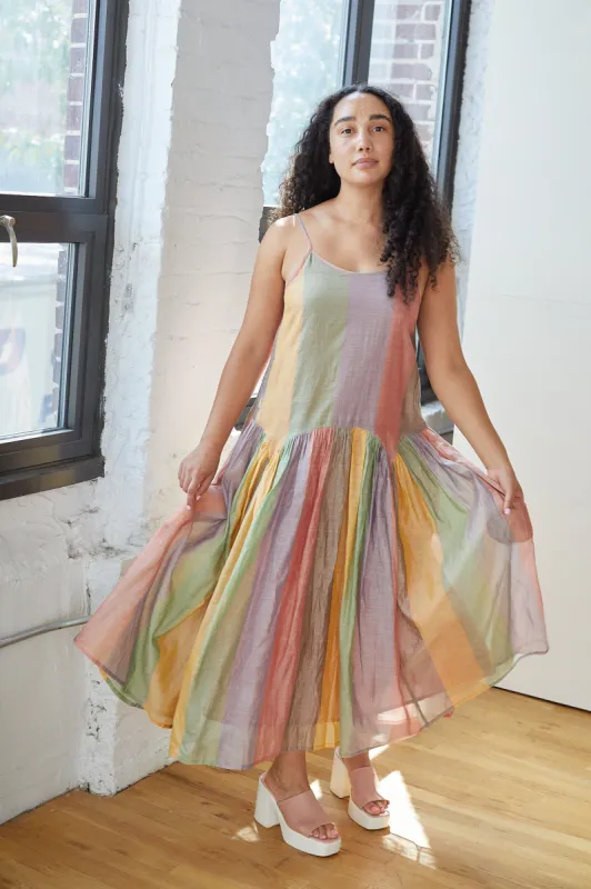 LEILA DRESS | PASTEL STRIPES sold by Rujuta Sheth