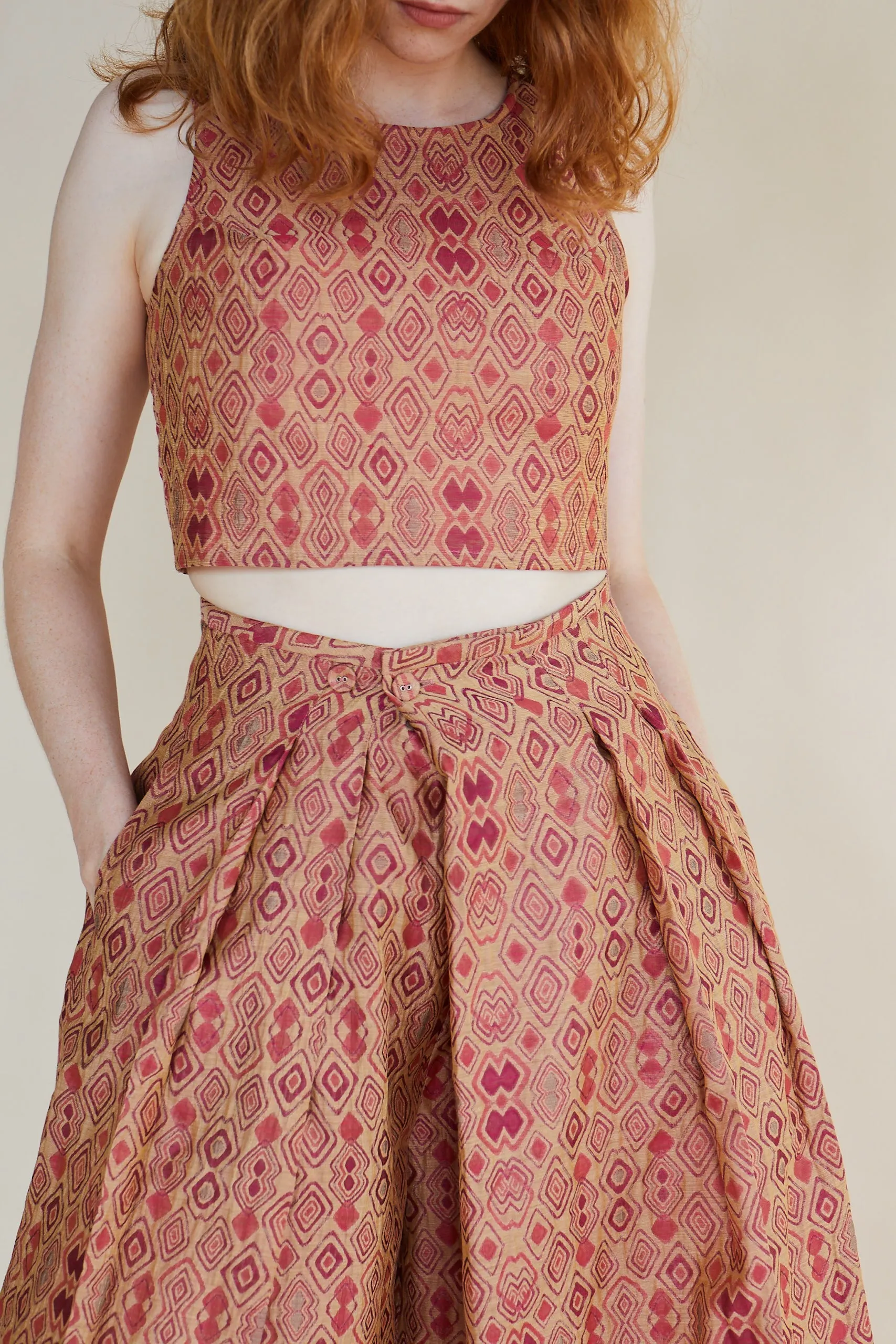 FRIDA PANTS | MULTI DIAMOND sold by Rujuta Sheth product image thumbnail 3