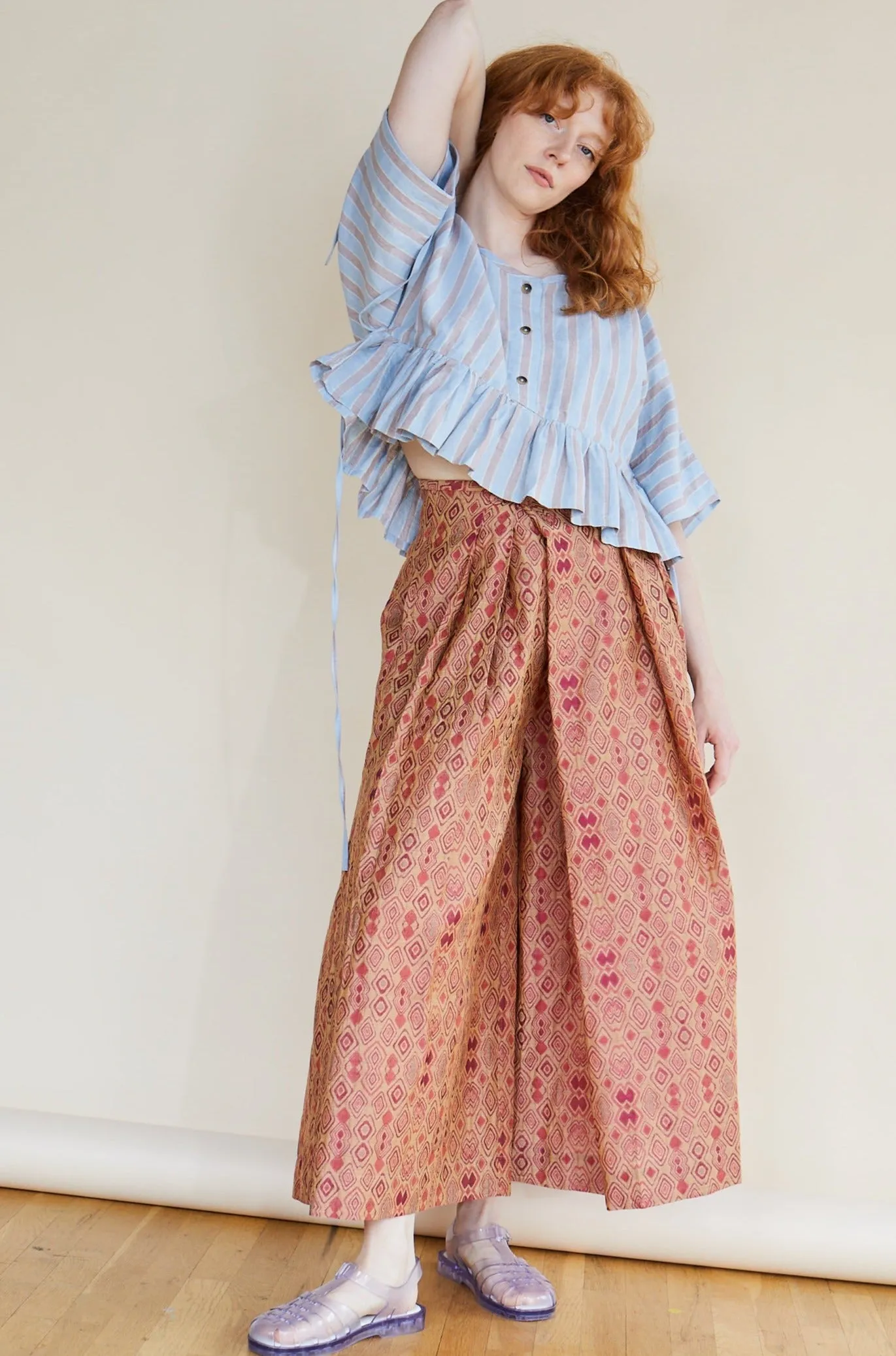 FRIDA PANTS | MULTI DIAMOND sold by Rujuta Sheth product image thumbnail 2