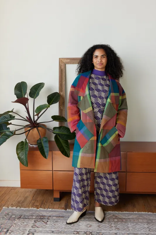 CECE TRENCH | MADRAS CHEX made by Rujuta Sheth