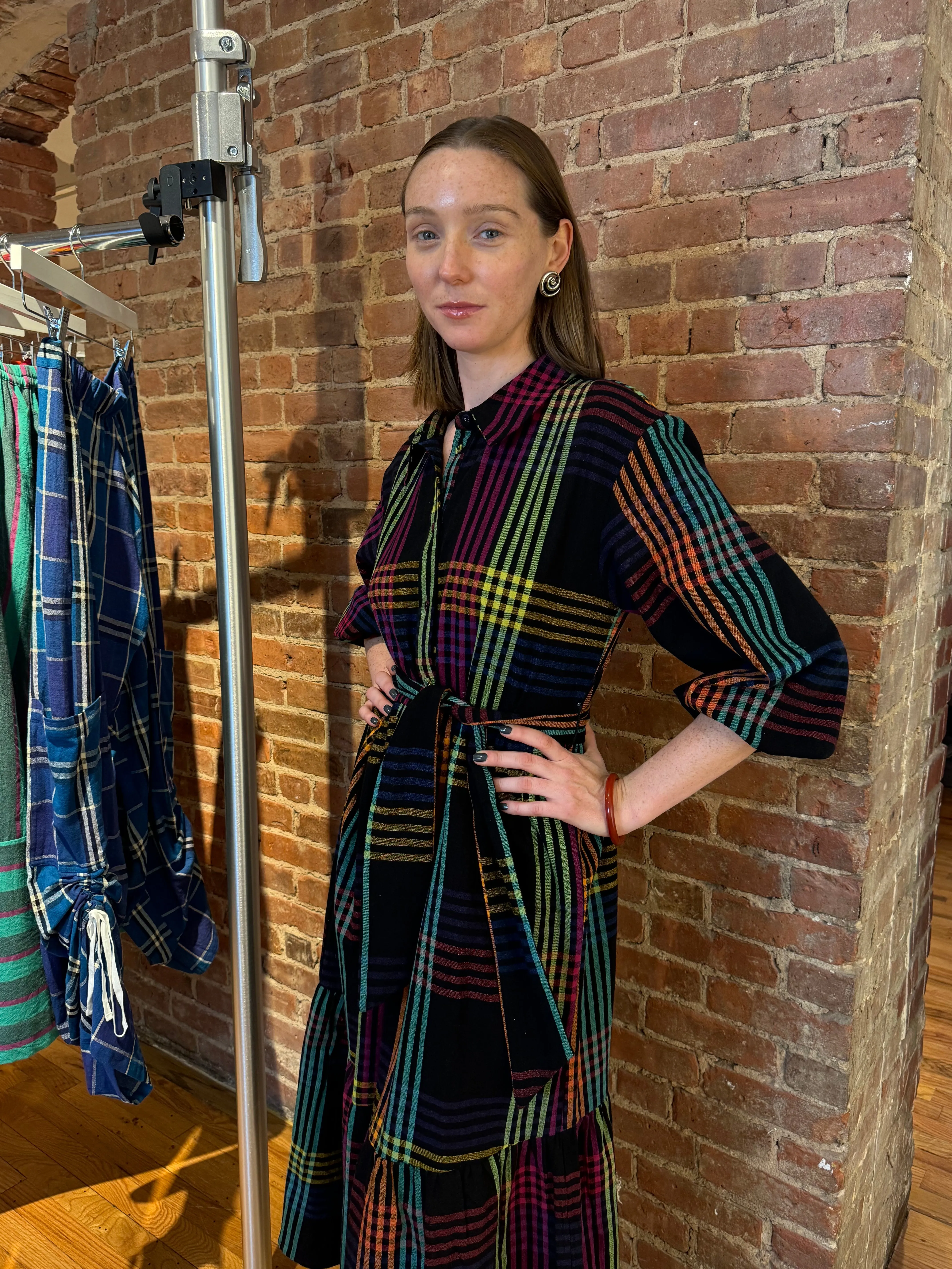 LAURIE DRESS | FIREFLY CHEX sold by Rujuta Sheth product image thumbnail 5