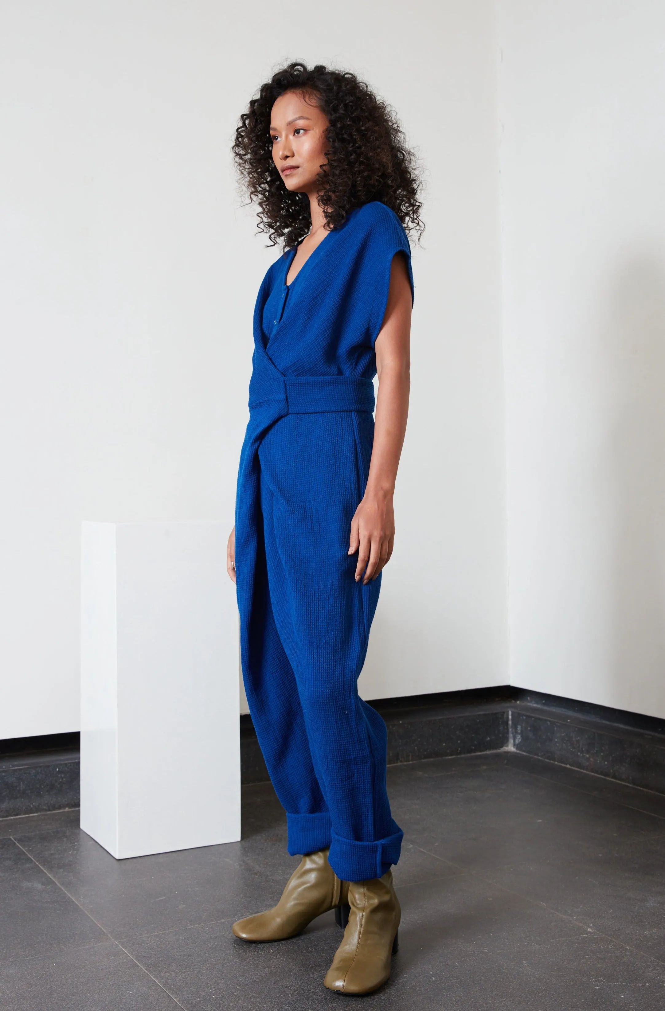 VENUS WRAP JUMPER | ARCTIC sold by Rujuta Sheth product image thumbnail 3