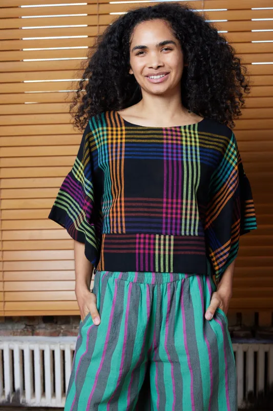 MIRA TOP | FIREFLY CHEX sold by Rujuta Sheth