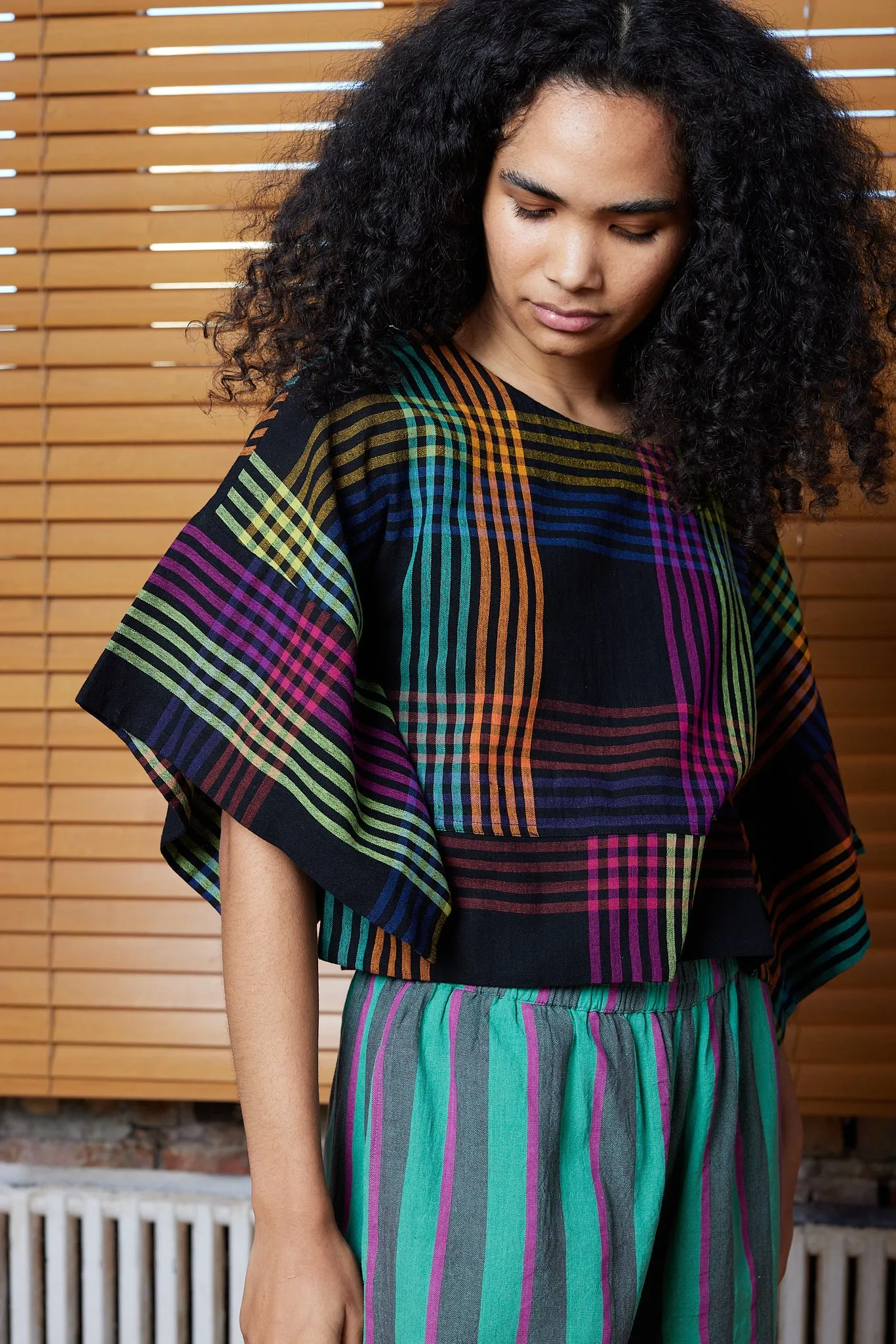 MIRA TOP | FIREFLY CHEX sold by Rujuta Sheth product image thumbnail 2