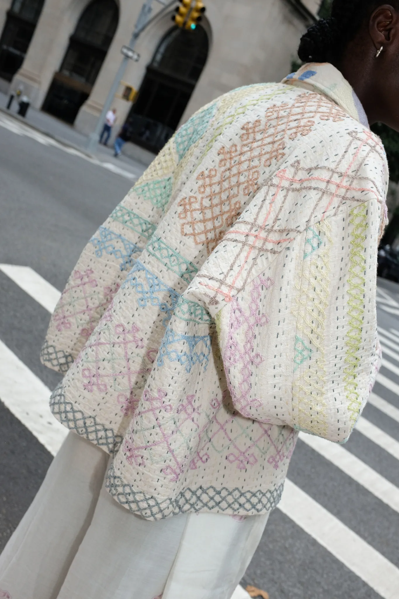 ASTRID JACKET | GARDEN MOSAIC sold by Rujuta Sheth