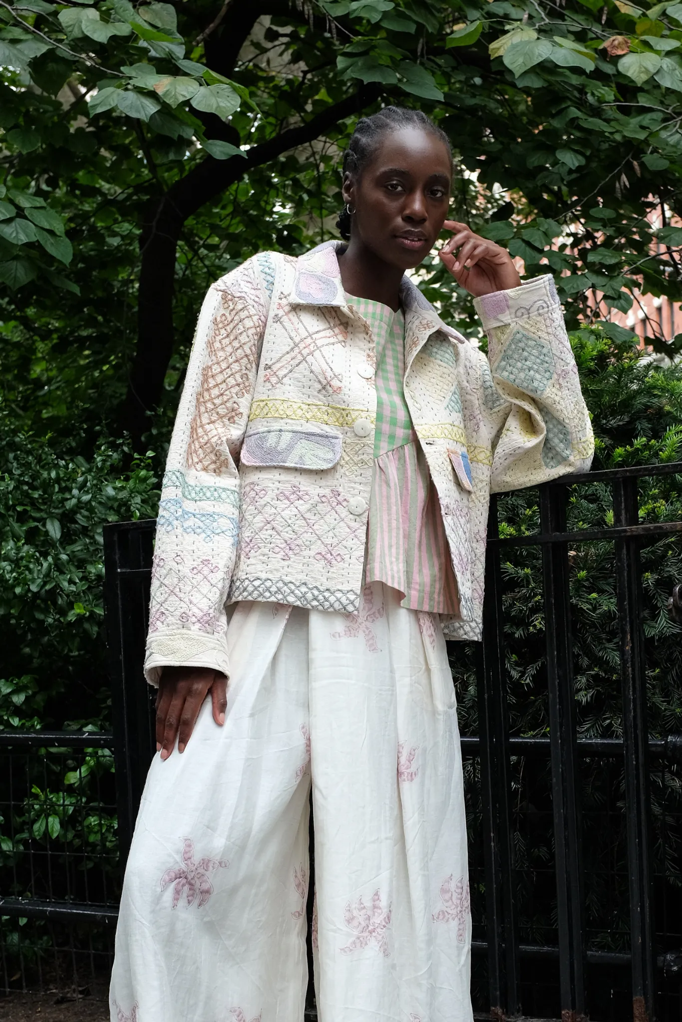 ASTRID JACKET | GARDEN MOSAIC sold by Rujuta Sheth product image thumbnail 3