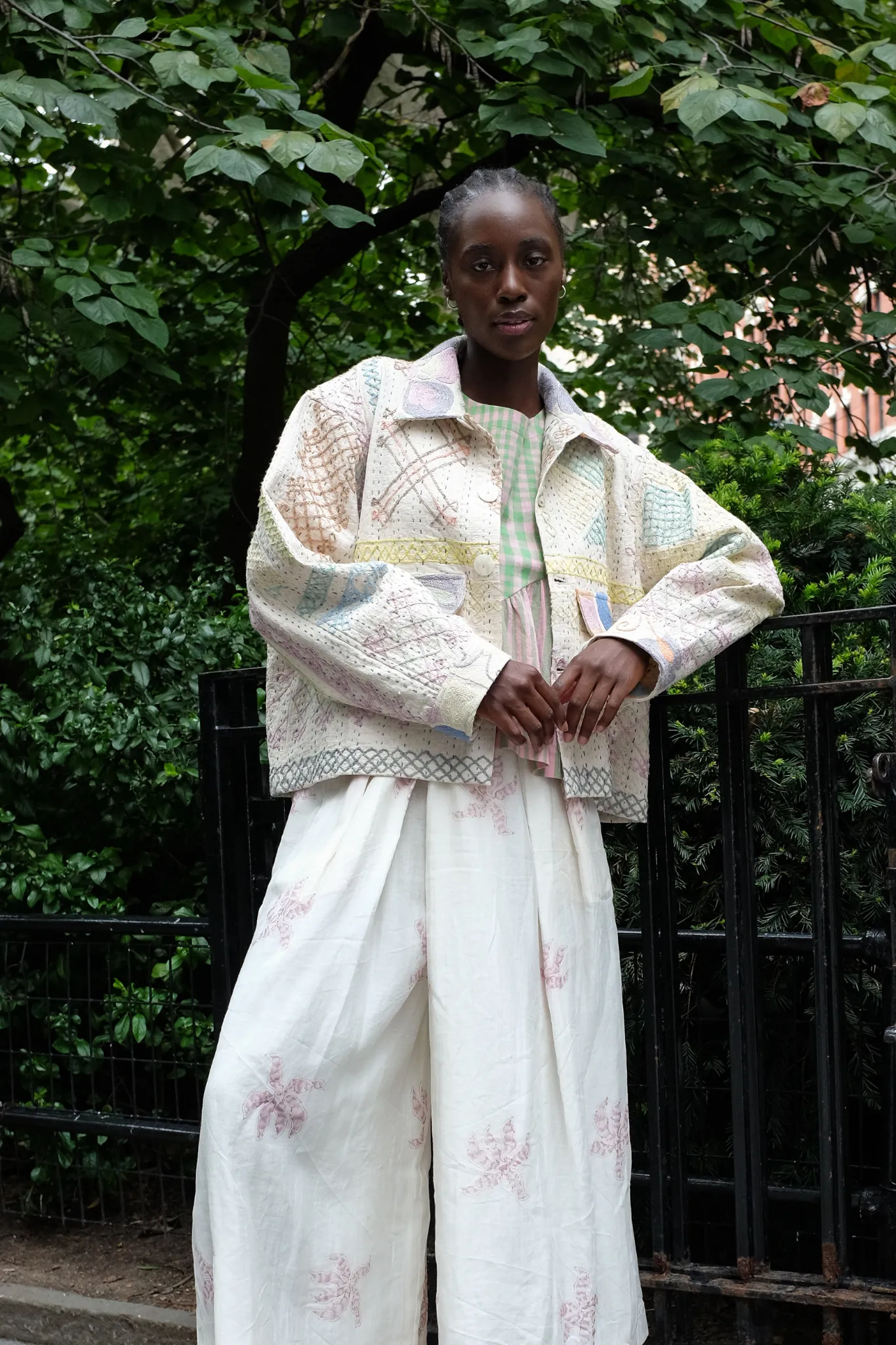 ASTRID JACKET | GARDEN MOSAIC sold by Rujuta Sheth product image thumbnail 2