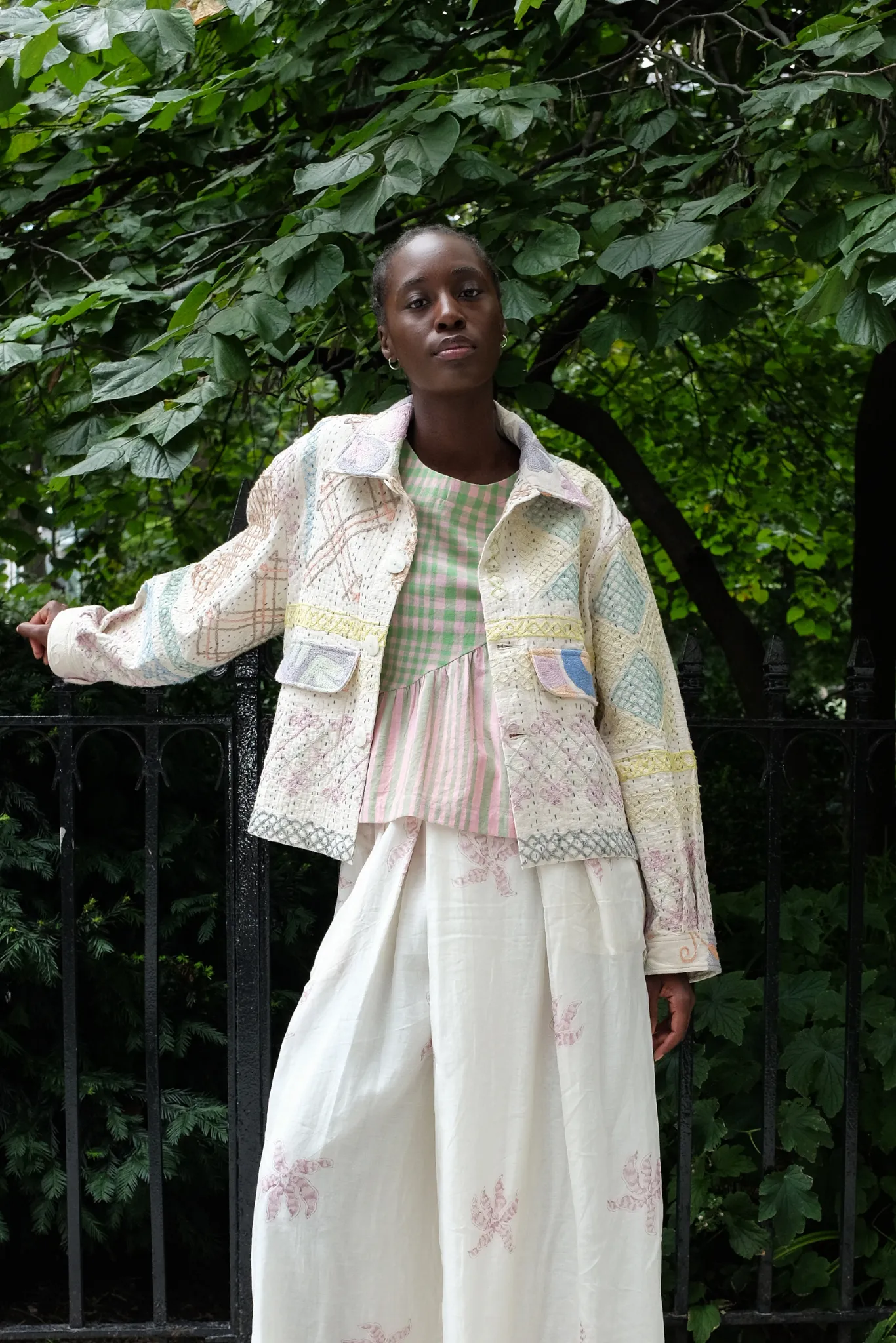 ASTRID JACKET | GARDEN MOSAIC sold by Rujuta Sheth product image thumbnail 5