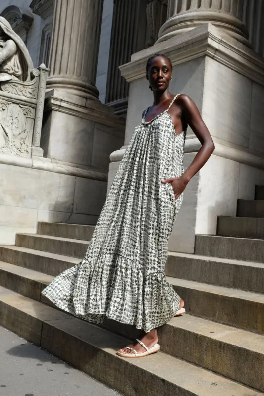 CABO DRESS | ILLUSION PRINT sold by Rujuta Sheth