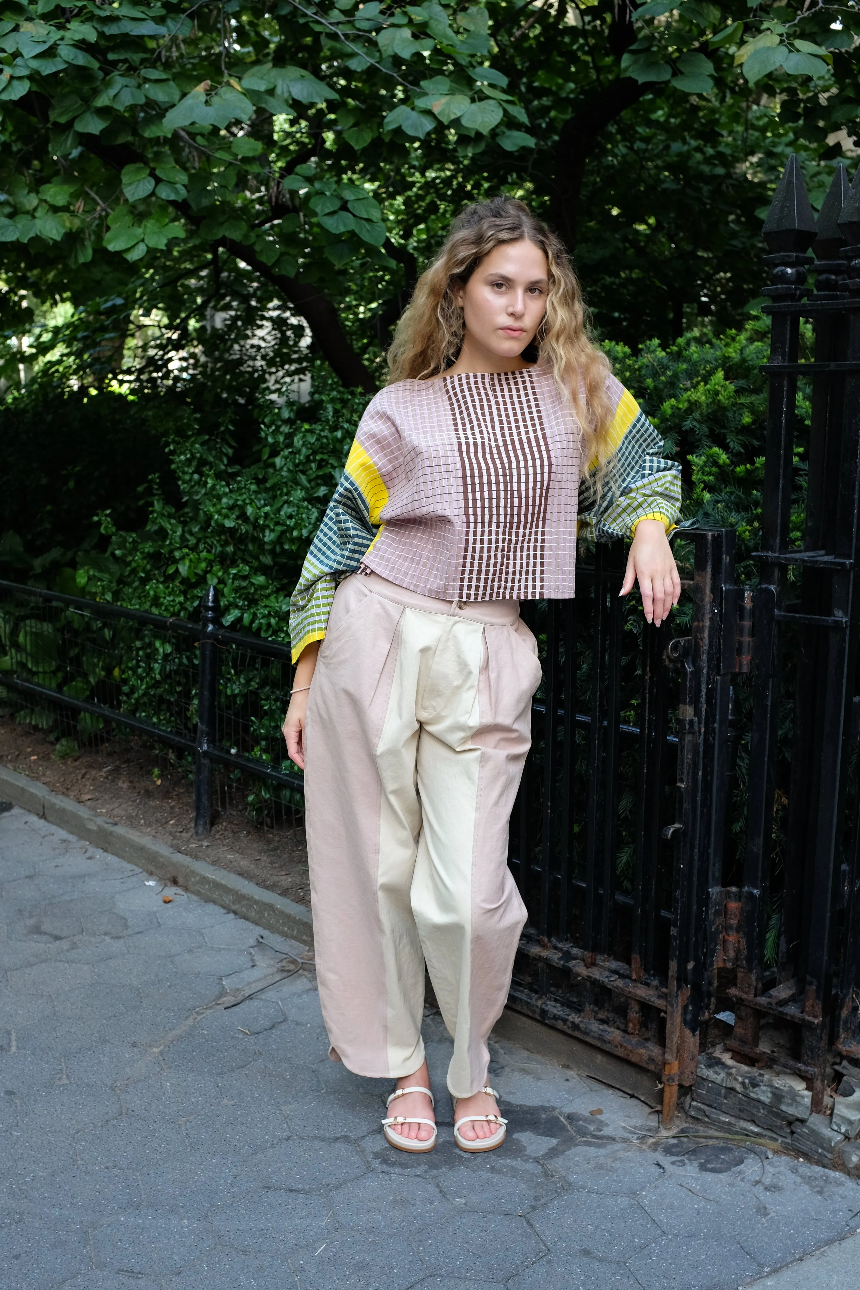 BLOOM SHIRT | INK GRID sold by Rujuta Sheth product image thumbnail 3