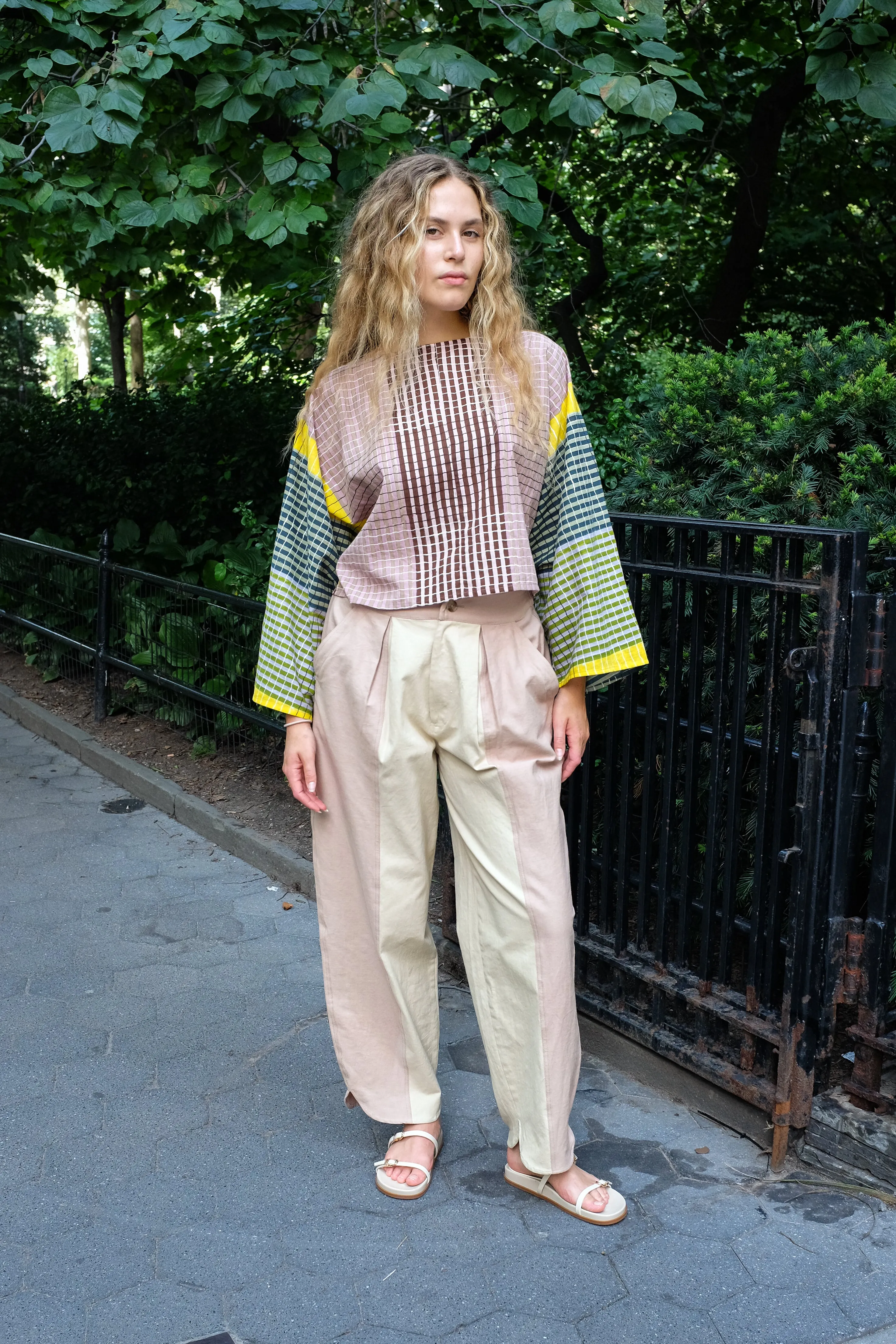 BLOOM SHIRT | INK GRID sold by Rujuta Sheth product image thumbnail 5