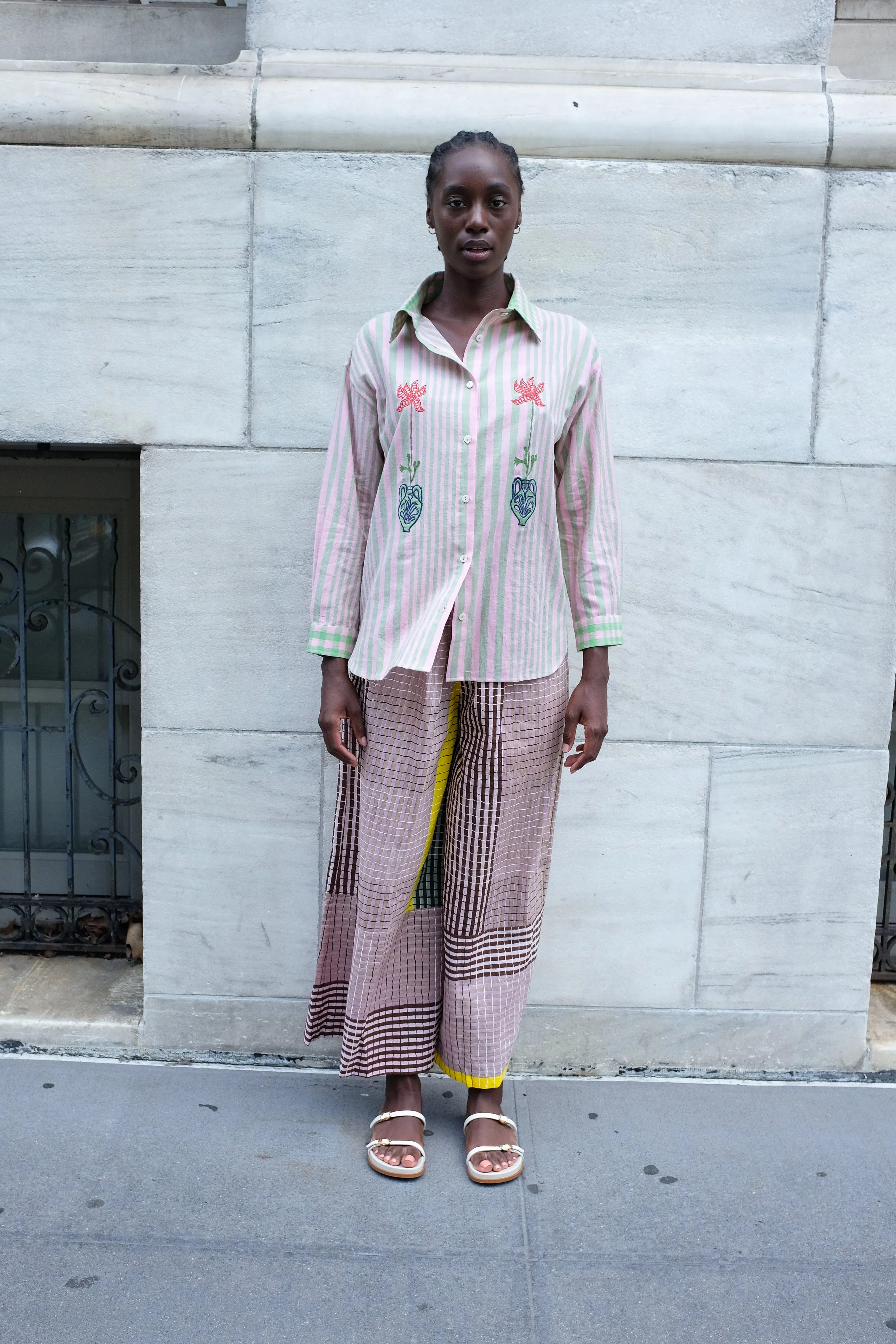 AUSTIN PANTS | INK GRID sold by Rujuta Sheth