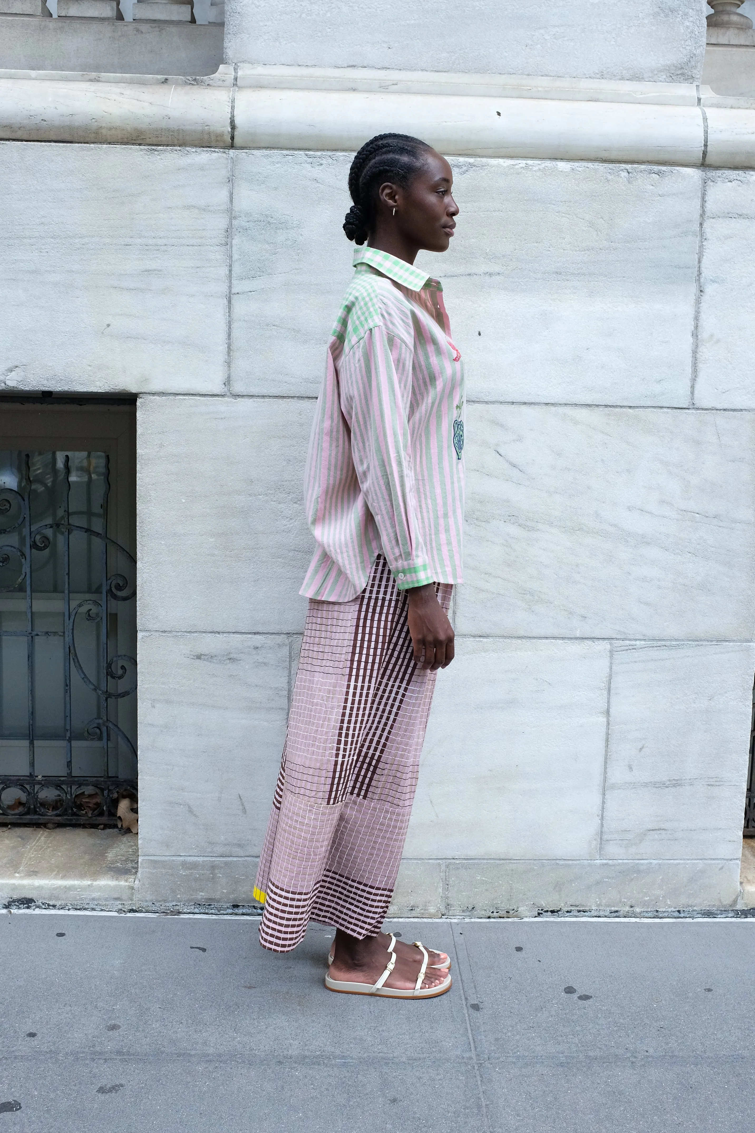 AUSTIN PANTS | INK GRID sold by Rujuta Sheth product image thumbnail 3