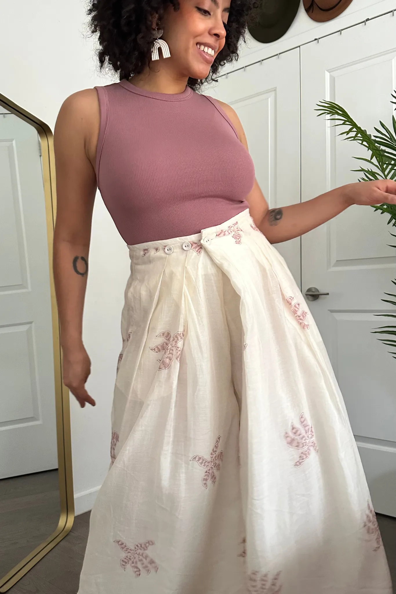 FRIDA PANTS | MAGNOLIA PRINT sold by Rujuta Sheth product image thumbnail 5